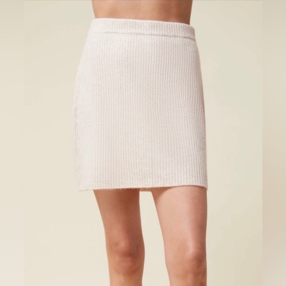 Rachel Parcell Elegant Ribbed Sweater Skirt NWT